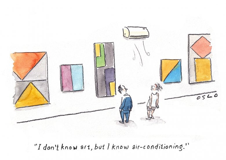 Cartoon image, links to full cartoon page