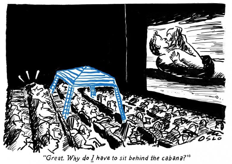 Cartoon image, links to full cartoon page