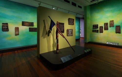 A room inside Melbourne University’s Potter Museum of Art.
