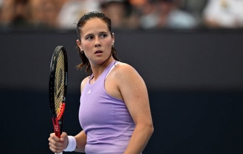 Daria Kasatkina on court.