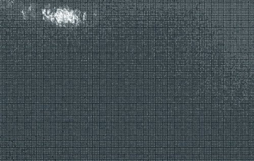 Donald Trump poses for a photo with several women who have their faces redacted.