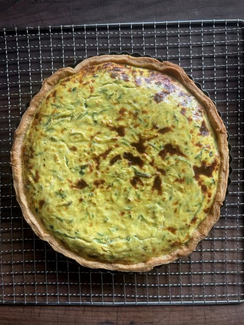 Image for article: Zucchini and ricotta tart