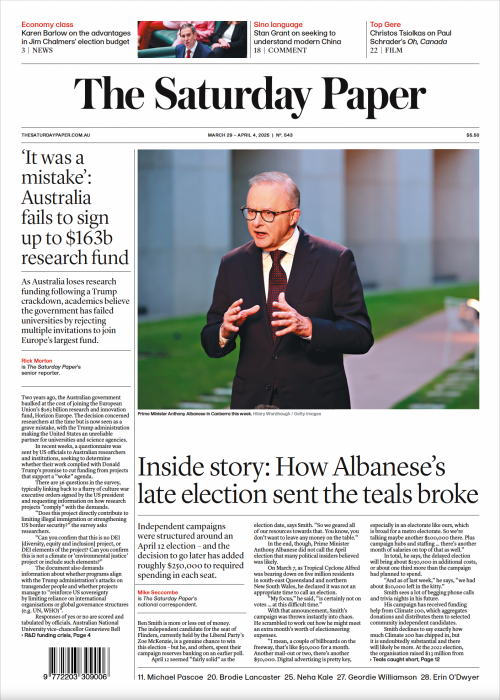 Read edition March 29 – April 4, 2025 