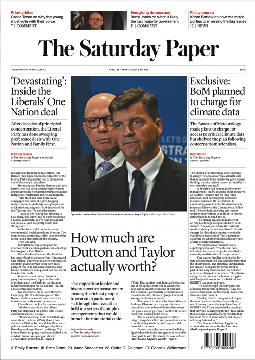 Read edition April 26 – May 2, 2025 