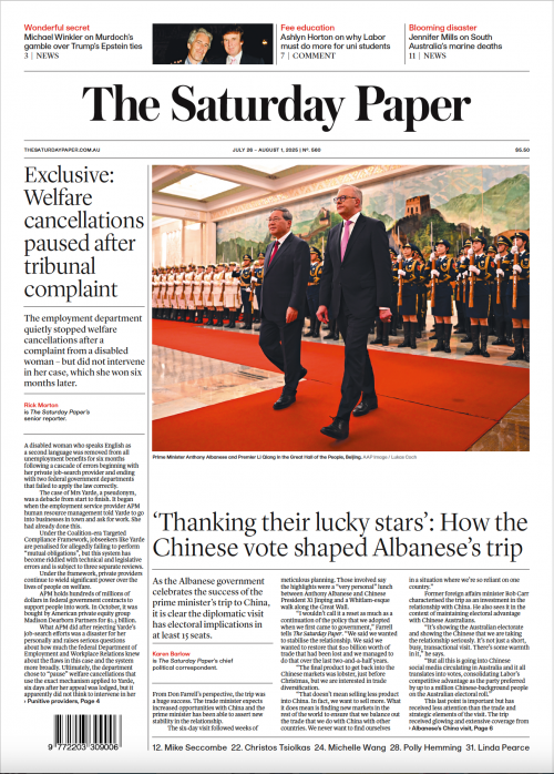 Read edition July 26 – August 1, 2025 