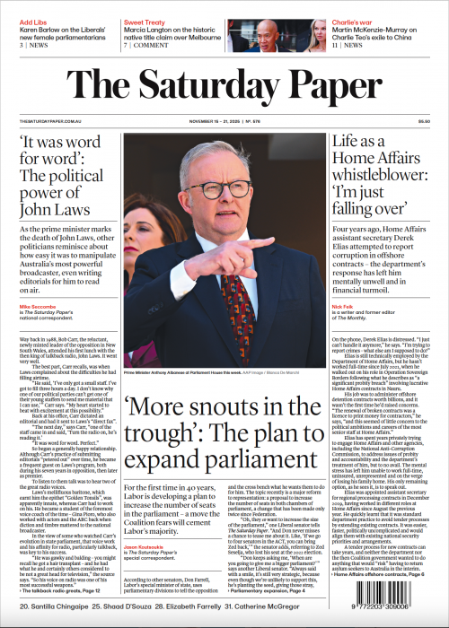 Read edition November 15 – 21, 2025 