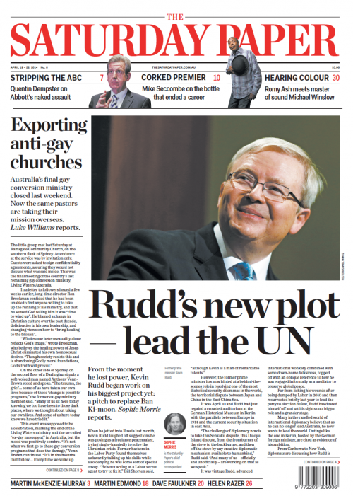 Read edition April 19 – 25, 2014 