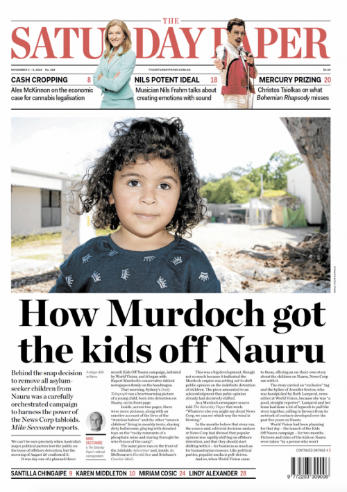 Read edition November 3 – 9, 2018 