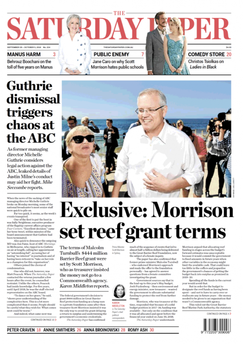 Read edition September 29 – October 5, 2018 